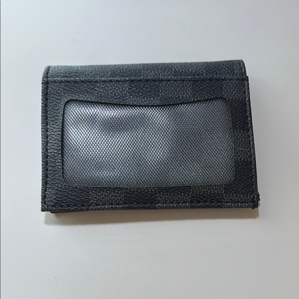 Louis Vuitton Black Wallet with ID Window
